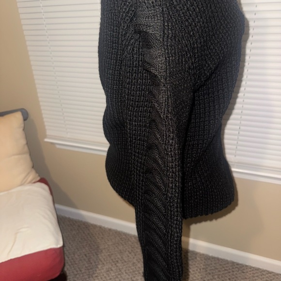 LCR 89 Black Edition 3-Button Toggle Pullover Mens Sweater Black Size XXL - Picture 3 of 8